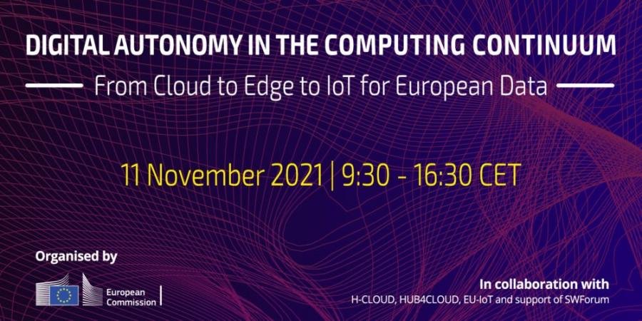 EC Virtual Event “Digital Autonomy in the Computing Continuum”